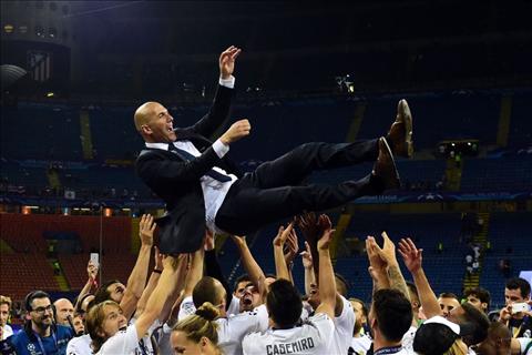 HLV Zidane duoc tung ho